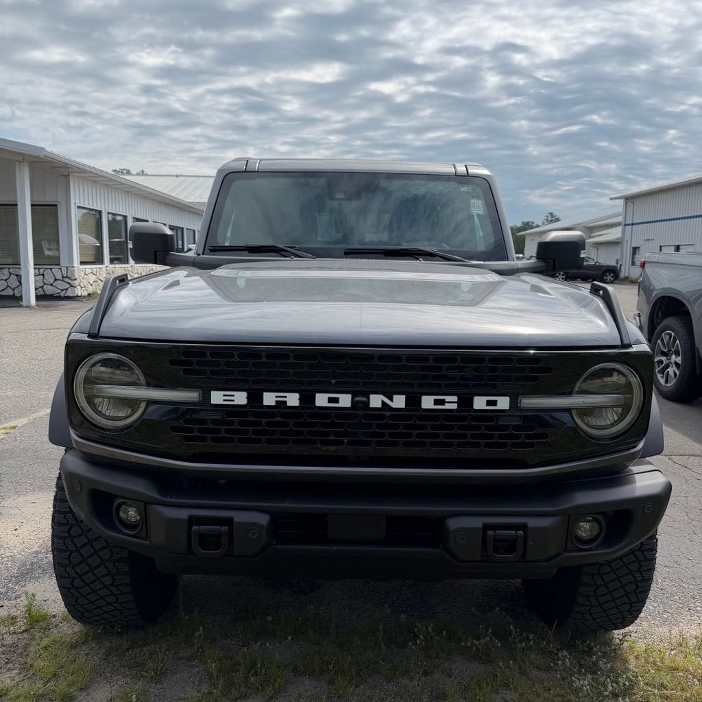 Used 2023 Ford Bronco 4-Door Wildtrak with VIN 1FMEE5DP4PLB44750 for sale in Grand Rapids, Minnesota
