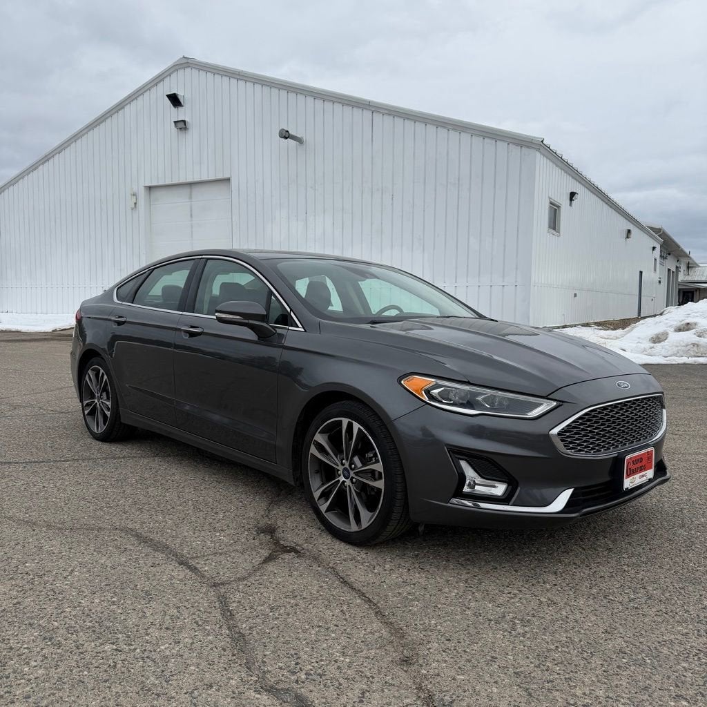 Used 2019 Ford Fusion Titanium with VIN 3FA6P0D94KR207367 for sale in Grand Rapids, Minnesota
