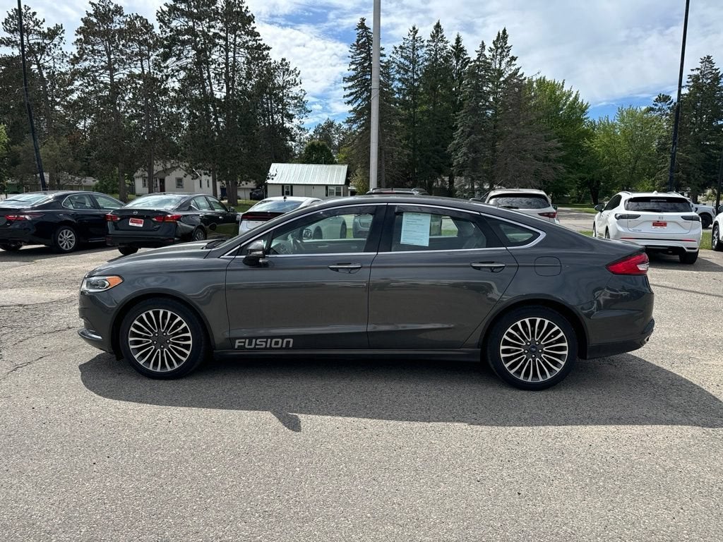 Used 2018 Ford Fusion SE with VIN 3FA6P0T90JR109176 for sale in Grand Rapids, Minnesota