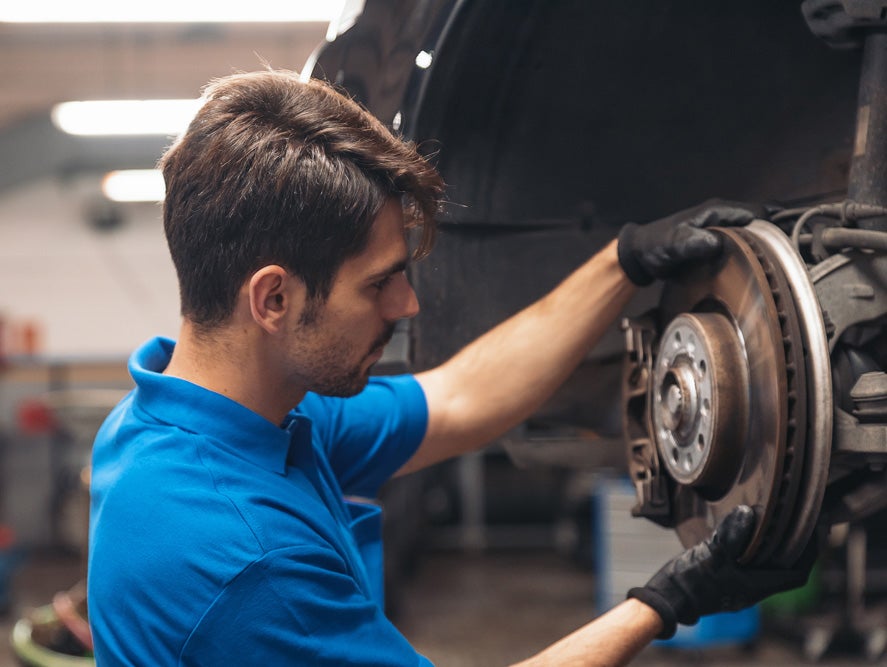 ONE AXLE BRAKE PADS & ROTOR REPLACEMENT